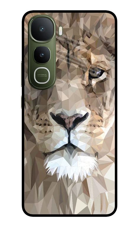 Buy Now Lion Art Glass Case for Vivo Y400 5G Online | Casekaro