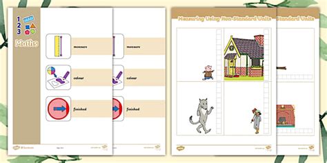 The Three Little Pigs Measuring Using Non-Standard Units