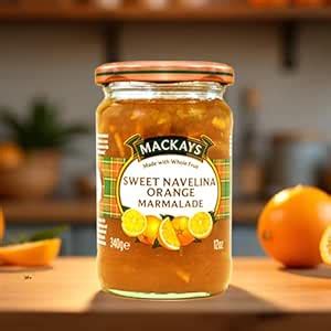 Mackays Sweet Navelina Orange Marmalade 340gm | Made with Whole Fruits ...