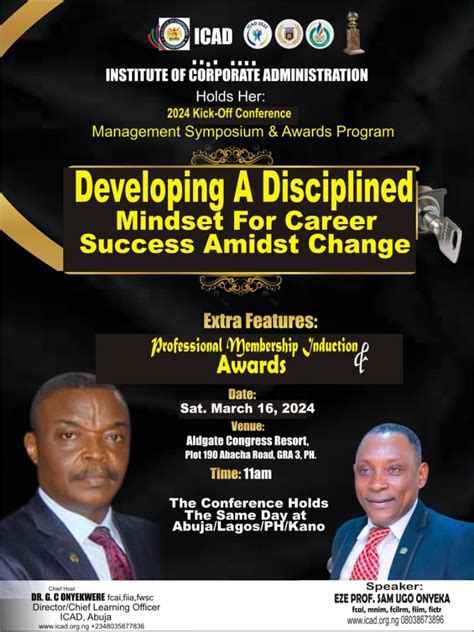 Franca - View event - Developing A Disciplined Mindset For Career ...