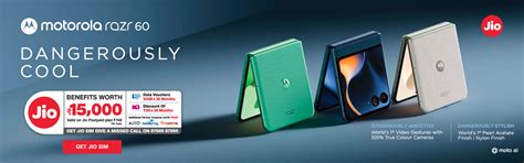 Buy a Jio SIM with Moto Razr 60 & Get Benefits Worth ₹15,000