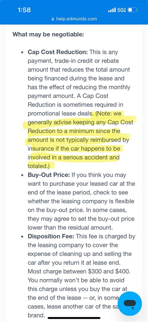 Cap cost reduction question on an EV : r/leasehackr
