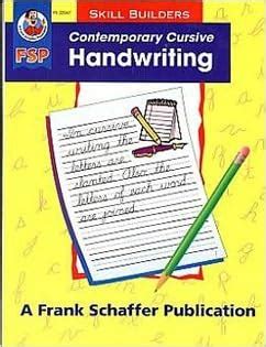 Contemporary Cursive Handwriting : Frank Schaffer Publications: Amazon ...
