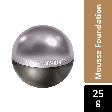 Lakme Absolute Skin Natural Mousse Mattreal Foundation, Medium Toffee ...