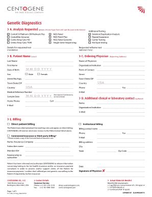 DE Centogene Genetic Diagnostics 2018-2026 - Fill and Sign Printable ...
