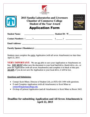 Fillable Online laspositascollege Click Here for Application Form - Las ...