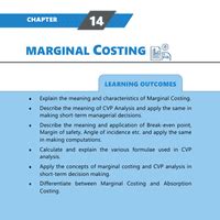 ICAI Notes: Marginal Costing - Cost and Management Accounting for CA ...