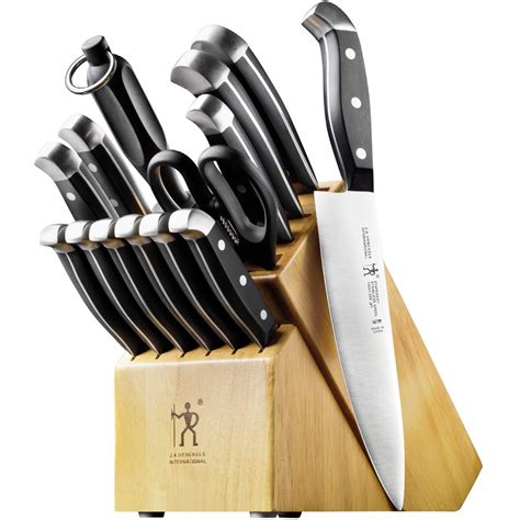 Buy Zwilling J.A. Henckels Stainless Steel Knife Set With Block, 15 ...