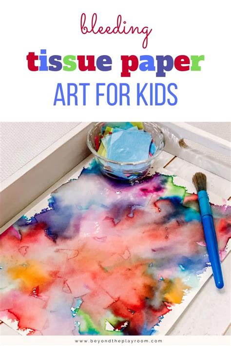 Bleeding tissue paper art projects – Artofit