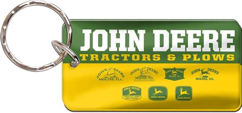 Vintage John Deere Rectangle Key Ring by WinCraft India | Ubuy