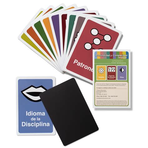 Depth and Complexity Icon Magnets - SPANISH version - The Center For ...