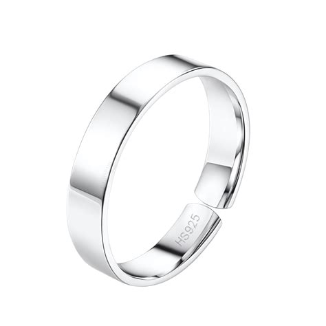 HighSpark Classic Thick Band Toe Ring - Band Ring - 925 Sterling Silver ...
