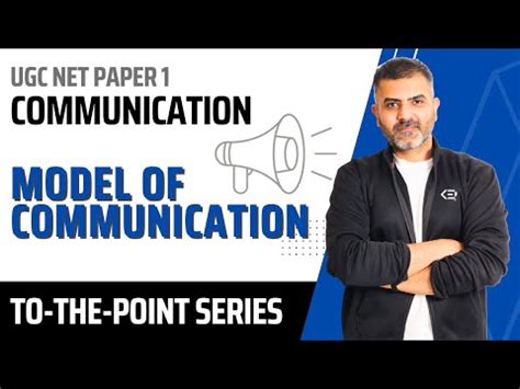 Basic Model of Communication - UGC-NET Paper 1 - Bharat Kumar Video ...