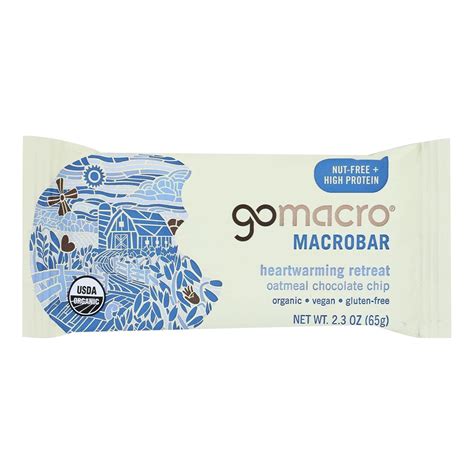 Amazon.com: Gomacro - Bars Oatmeal Cchip - Case of 12-2.3 Oz