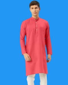 Ghhghhhh Men Solid Straight Kurta - Buy Ghhghhhh Men Solid Straight ...