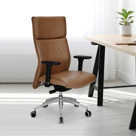Buy Nilkamal Command High Back Leather Office Chair Online in India