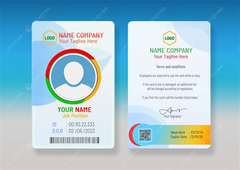 Employee Card Design 的图像结果