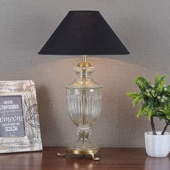 Buy KAPOOR LAMP SHADES Oleana Hand Cut Glass and Brass Casted Base ...