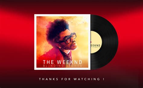 The Weeknd - Blinding Lights on Behance