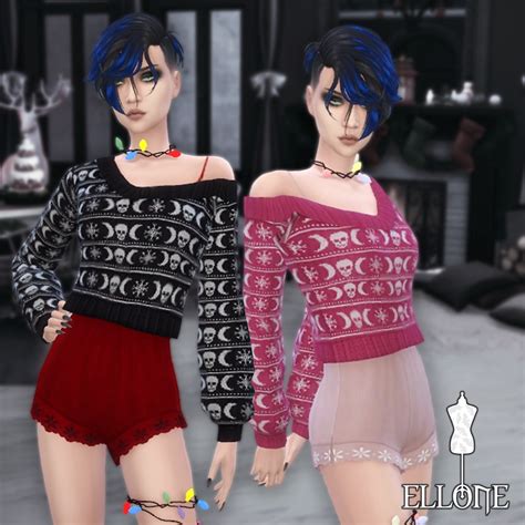 Lenore Outfit (The Naughty List Collection) - The Sims 4 Create a Sim - CurseForge