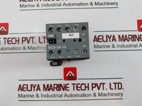 Abb Bc6-30-10 Mini Contactor 24 V Dc-3 No-0 Nc-screw Terminals – Aeliya ...
