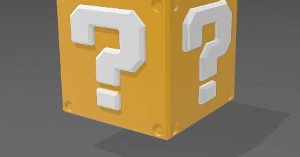 Super Mario Question Block by ReProps | Download free STL model ...
