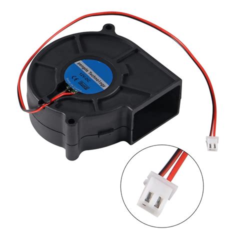 Buy 7530 Blower Fan,75mm Blower Fan, 75mm x 30mm 12V Dual Ball Bearing ...