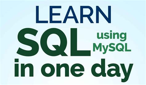 Image result for Learn SQL in One Minute Image
