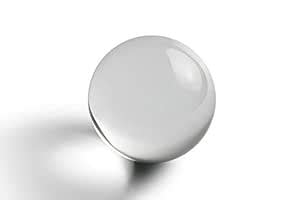 Ratnatraya Metaphysical Clear Crystal Ball for Magic Reiki Healing ...