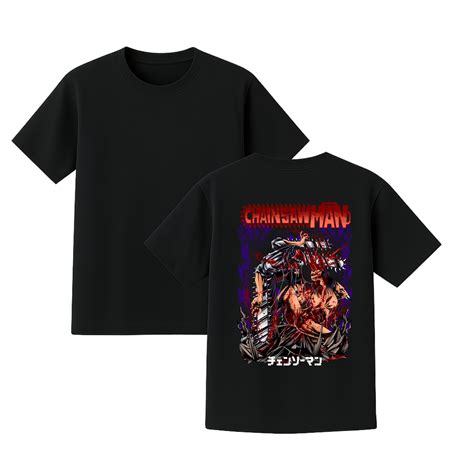 "Chainsaw Man " Anime Oversized T-Shirt – Premium Back Print – PREVAIL