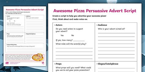 Persuasive Writing Advertisement Activity | Twinkl PlanIt