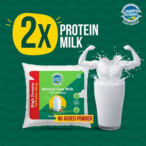 Country Delight Launches High Protein Cow Milk with 2X (30g) Protein -- A Game-Changer in India ...