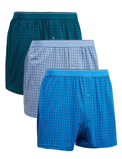 Buy 3pk Chain Print Jersey Boxers at Marks & Spencer