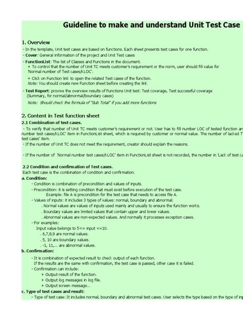 Image result for Unit Testing Format