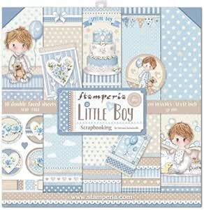 STAMPERIA INTERNATIONAL, KFT SBBL68 Paper PAD 12X12 10PK Little BOY, 30 ...