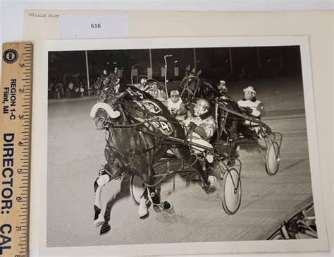 Harness Racing, Featuring Horse Pellaire Dusty, Driver Joe Marsh Jr ...