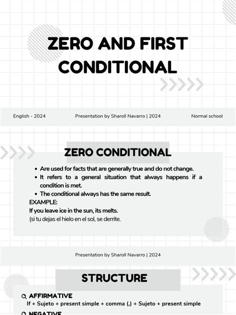 Image result for Zero vs First Conditional