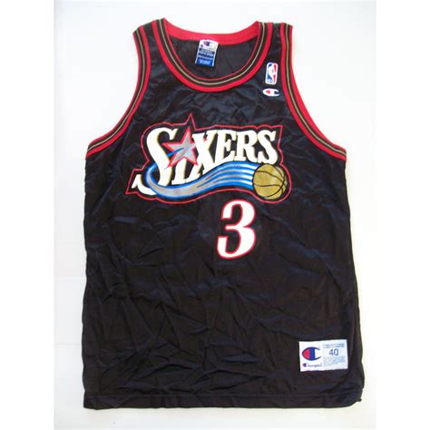 Allen Iverson Signed Philadelphia 76ers Basketball Jersey 25388