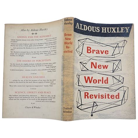 Brave New World Revisited | Aldous Huxley | First U.K. Edition, First ...