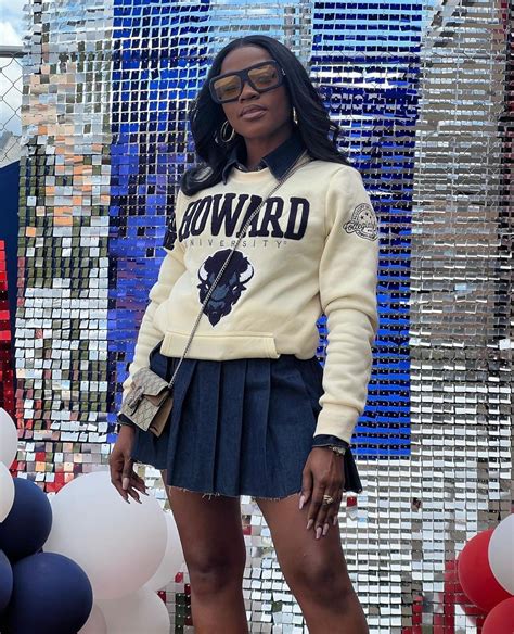 HOWARD BISON Chenille Cream | Unisex Sweatshirt (aja) | Hbcu outfits ...