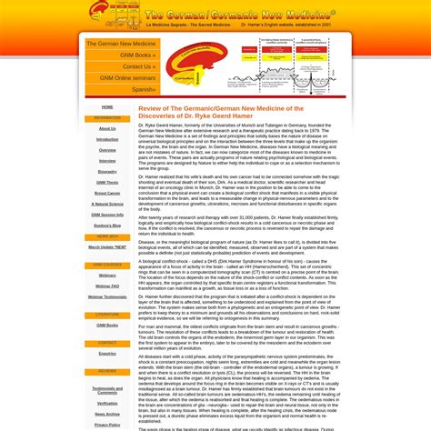 Review of The German New Medicine of the Discoveries of Dr. Ryke Geerd ...