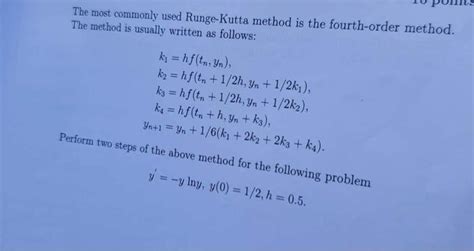 Image result for Runge-Kutta Method Graph Examples