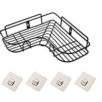 Dizgoy Metal Bathroom Corner Shelf Storage Rack Shelves Storage ...