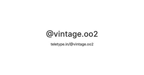 @vintage.oo2 — Teletype
