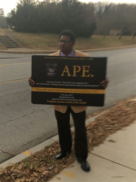 APE pickets Paul D. West Middle School - Association of Professional ...
