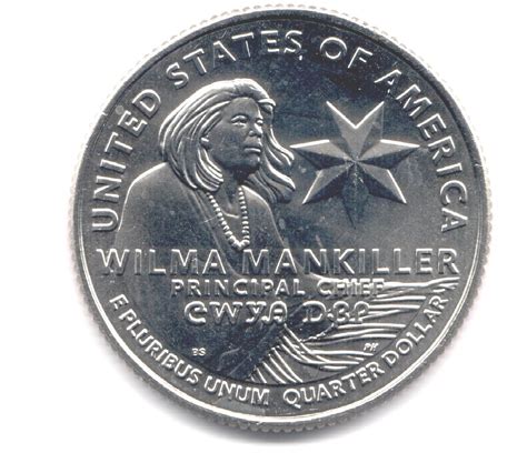 2022-S 25 Cents - Wilma Mankiller - American Women Quarter ...