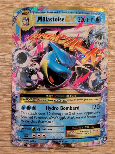 Mega Blastoise Card Ex