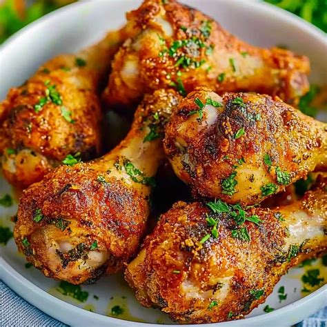 Juicy Air Fryer Chicken Drumsticks with Perfect Crispy Skin - At Home ...