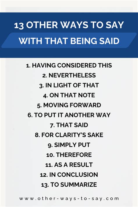 13 Other Ways to Say "With That Being Said" (+EXAMPLES)- Other-Ways-To-Say