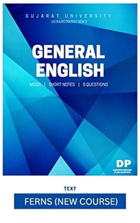 General English (Gujarati & Hindi Medium): Text: Ferns (New Course ...